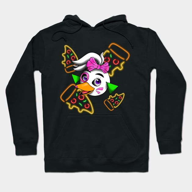 Pizza Time Chica! Hoodie by SessyArts